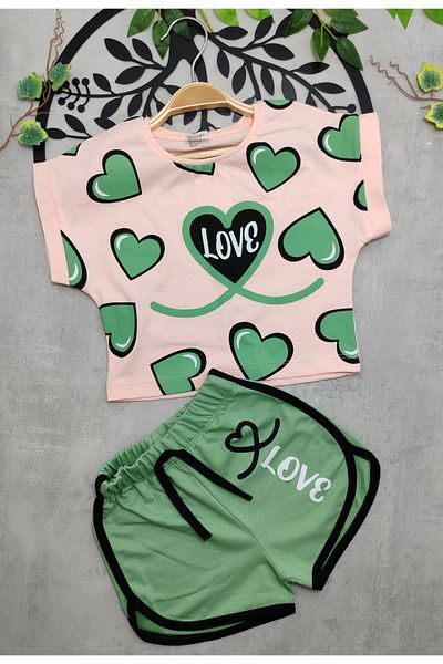 Beray Bebe Cotton Combed Set for Girl - Top and Bottom Set