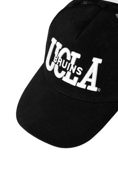 UCLA Mccloud Black Mesh Baseball Cap Embroidered Hat