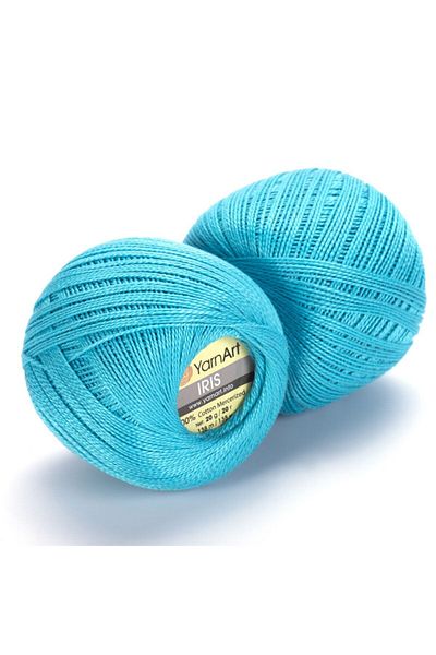 Yarnart Iris - Mercerized Lace Thread Turquoise-923