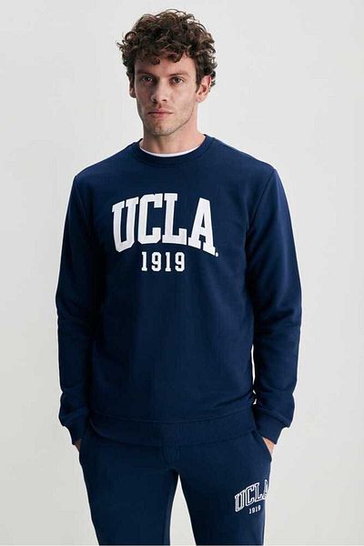 UCLA Hanorac Baldwin cu imprimeu albastru bleumarin pentru bărbați