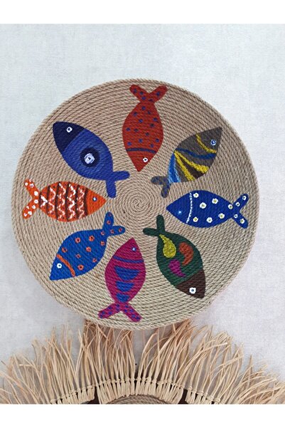 ocean boheme decor Hasır Duvar Tabagi