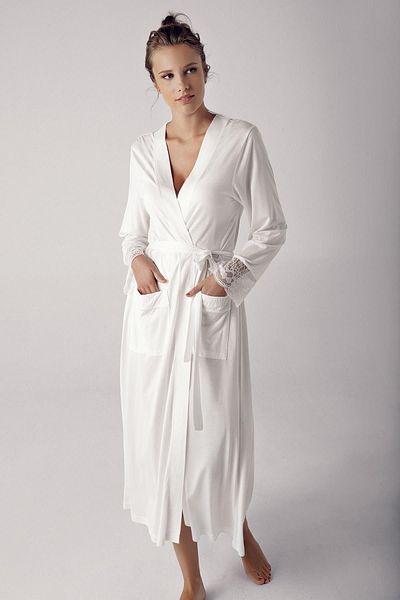 Artış Lacy Viscous Women's Dressing Gown - 13500