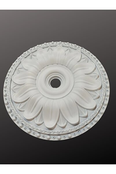 Genel Markalar Dekoratif Boyanabilir Avize Göbegi / Çıta Motifi - 40 Cm