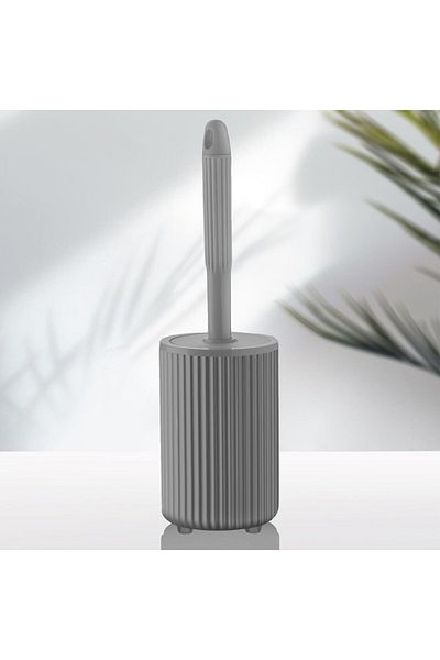 Sas Haus Blg Haus Gray Silicone Toilet Brush - Practical Wc Toilet Brush 471408