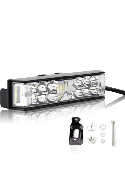 C9 High-tech Premium Kırmızı Mavi Beyaz Flaşlı Traktör Led Lamba, Sis Farı Ve Çalışma Lambası 1 Adet