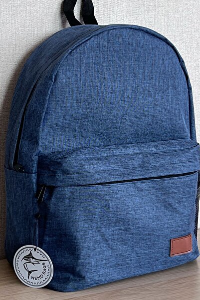 NEMO BAGS Unisex Turquoise Backpack School Bag Travel Bag Water Repellent Fabric Sports Bag 40x30x15cm 18LT