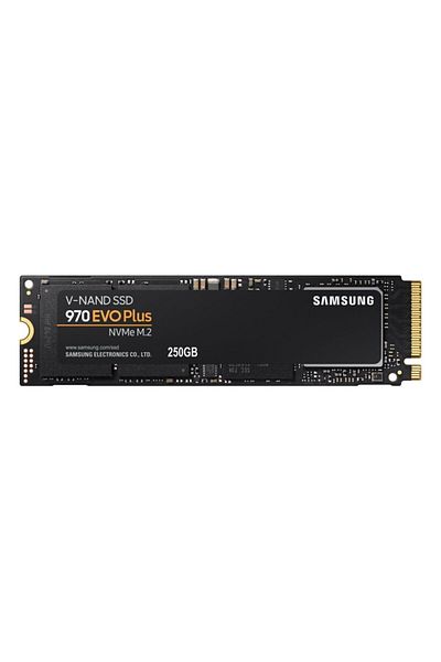 Samsung 970 Evo Plus 250GB 3500MB-2300MB/s NVMe M.2 SSD (MZ-V7S250BW) Black SSD (Samsung Turkey Guaranteed)