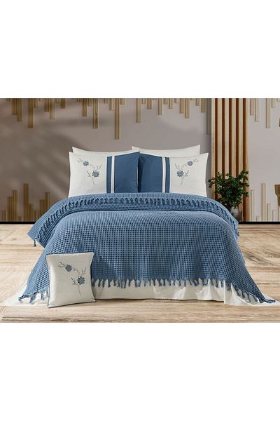 Capital Home 5.Piece Double Pique Set