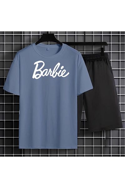 MODARAMA Barbie Printed T-Shirt and Shorts Set