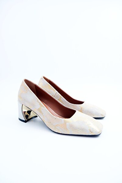 Tenau أحذية نسائية بكعب من الجلد الطبيعي