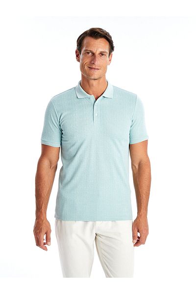 LC Waikiki Ανδρικό μπλουζάκι Polo με κοντό μανίκι με σχέδιο