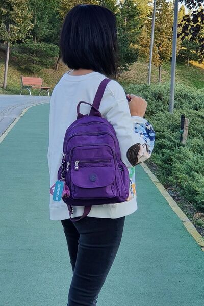 NEMO BAGS Unisex Purple Backpack Daily Use Sports Bag Waterproof Kilinkir 12'...