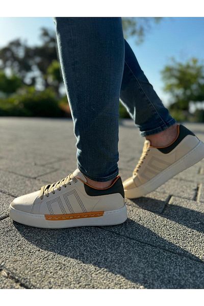 BESS SHOES Ανδρικά αθλητικά παπούτσια από γνήσιο δέρμα, καθημερινά παπούτσια, ανδρικά αθλητικά παπούτσια, ανδρικά παπούτσια
