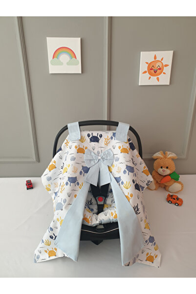 Yuar Baby Puset Örtüsü - Büyük Ebat - 100% Pamuklu Kumaş