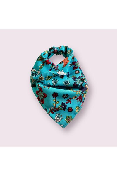 alsaccessories Bandana cu model de flori Bandana multifunctionala 100% bumbac