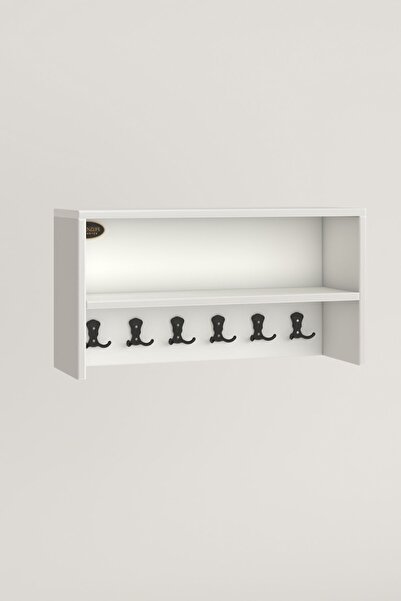 Kenzlife Elbise Askılığı Askılık Zeytuni Byz 35*070*20 Siyah 6 Adet Askı Portmanto Raflı