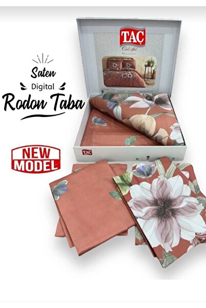 Taç dijital çift kişilik nevresim takımı rodon