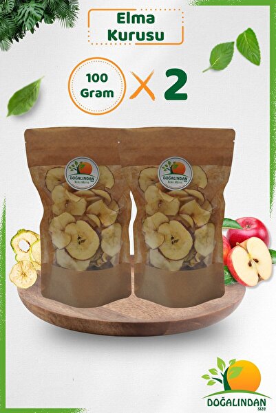 DoğalındanSize Sugar-Free Dried Apple Pack - 2 Pack 100 Gr. + 100 Gr.