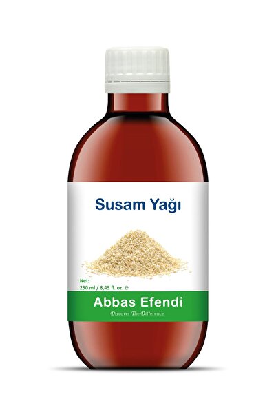 Abbas Efendi زيت السمسم 250 مل - زجاجة زجاجية