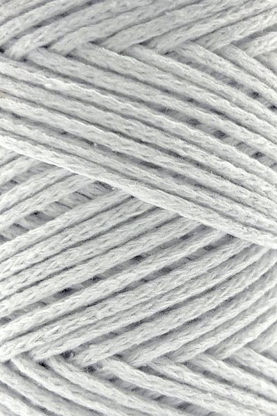 SENSY Οπτικό Λευκό Premium Koton String - Τσάντα μακραμέ αλυσίδας 2mm