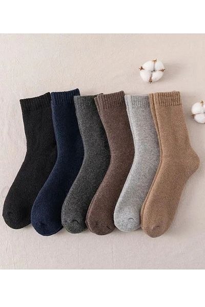 MY MENORA SOCKS Мъжки хавлиени чорапи - комплект от 4 чифта