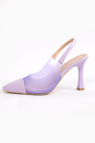Liza Shoes Amber Women's Transparent Side Heeled Shoes - A002-K897