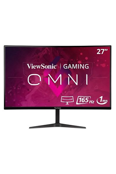 ViewSonic شاشة ألعاب منحنية LED 165 هرتز 27 - وقت استجابة 1 مللي ثانية