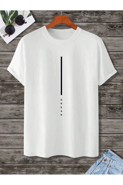 MOONBULL Pánské oversize tričko Vertical Dream Printed
