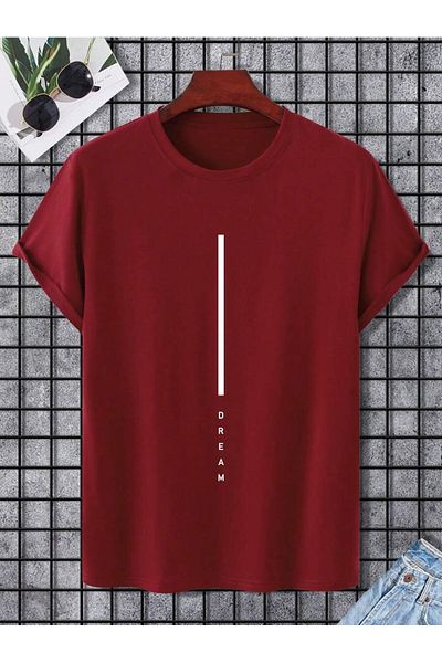 MOONBULL Ανδρικό μπλουζάκι Oversize με εμπριμέ Vertical Dream