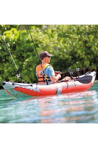 oyuncakmarketim İntex 68303 Excursion PRO K1 Kayak 1 Kişilik Şişme Kano Balık...