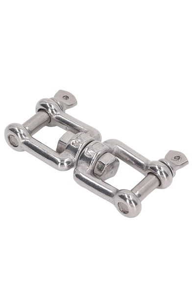 MARİNE TOWN Paslanmaz Fırdöndü. 6mm. Çift Kilitli Fırdöndü. Çapa Fırdöndüsü