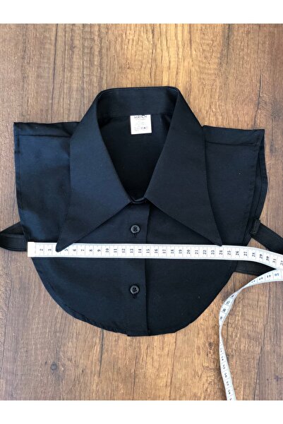 mirach Μαύρος γιακάς μίνι πουκάμισου - Αμάνικο και λεπτό ελαστικό μοντέλο U Άνετο γιακά λαιμού