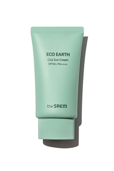 THE SAEM Cica Özlü Sakinleştirici Etkili Güneş Kremi 50gr-eco Earth Cica Sun Cream Spf 50 Ve Pa (VİONİNE)