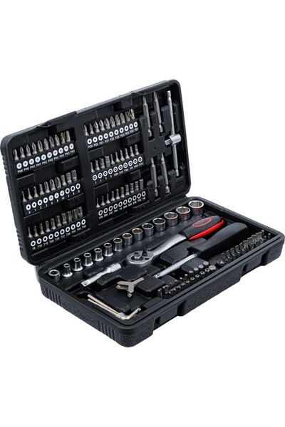 BRIO Socket Set 1/4 130 Pieces