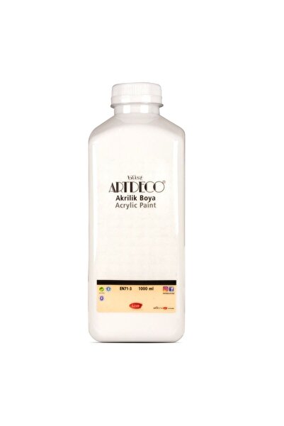 Artdeco 1000 Ml Beyaz Akrilik Boya