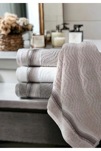 Pupilla Rainbow 4-Piece Hand-Face Towel 50x90 cm