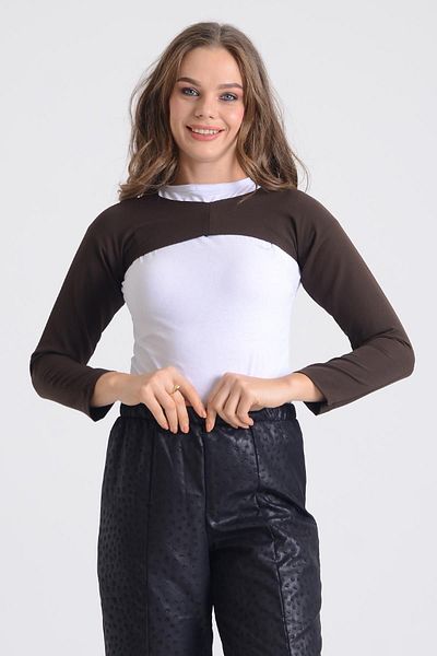 PİNKMARK PINKMARK ΓΥΝΑΙΚΕΙΑ ΕΣΩΡΟΥΧΑ HIJAB ΜΑΚΡΥ ΜΑΝΙΚΙ ΠΑΛΤΟ BOLERO PMBL25545