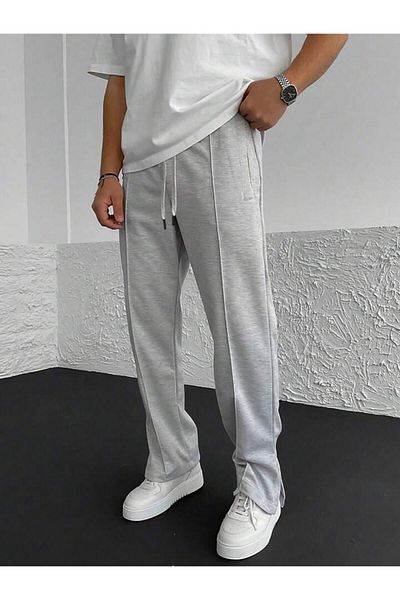 Machetta Men's Premium Quality - Stitching and Leg Detailed Trouser Look Sweatpants