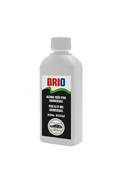 BRIO KLİMA YAĞI PAG UNİVERSAL R134A  + 1234YF + EV 250 ML