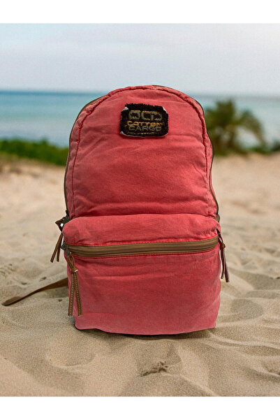 Old Cotton Kaliteli Vintage Unisex Tek Gözlü Disayn Sırt Günlük Okul Gezi Çan...