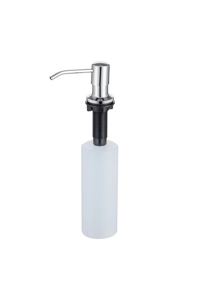 OEM Built-In Liquid Soap Dispenser Chrome Kitchen Bathroom Compatible Top-Fill Feature Imported 7 Years Warranty 500ml