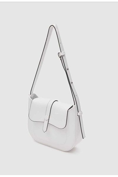 ZR Accessory Geantă de damă din piele artificială baghetă ovală acoperită