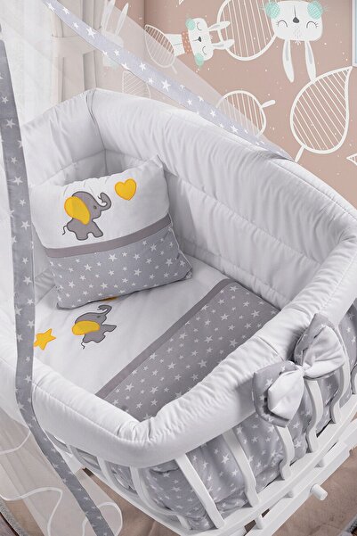 Bebeşik Beyaz Damla Sepet Beşik