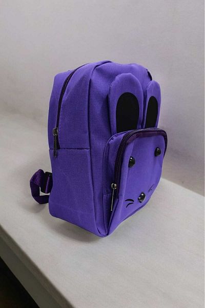 dinamik çocuk Unisex Nursery Kindergarten Bag - Children's Bag with Cat and Figures