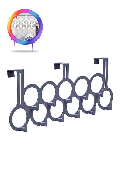 Mashotrend Gri Gondol Kapı Arkası Askılık - Çok Amaçlı Kapı Arkası Askılığı