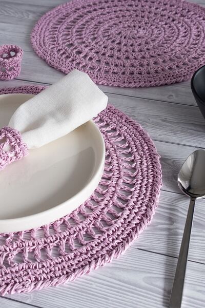 DECORDEM 2'li Noville Kağıt Ip Supla,36cm (2Lİ'SET)