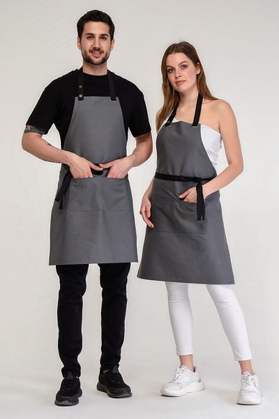 Monki Haus Water Repellent Stain Proof Cafe Barista Chef Cook Waiter Florist Restaurant Cafe Apron Kitchen Apron 1 Piece