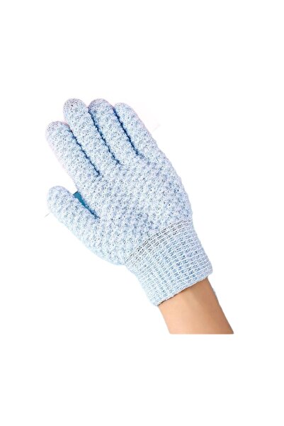 HENGSHENG Peeling Cilt Rahatlatıcı Banyo Tipi Kese Lif Dokulu Eldiven Tekli S...