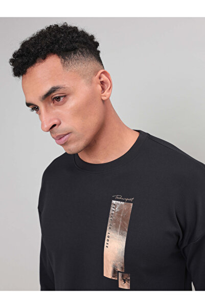 Technosport By Styli 4-Way Stretch Printed Sweatshirt