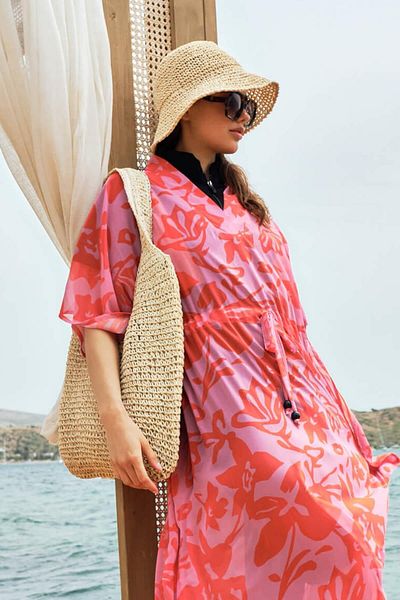 Haşema Beige Straw Bag 1003